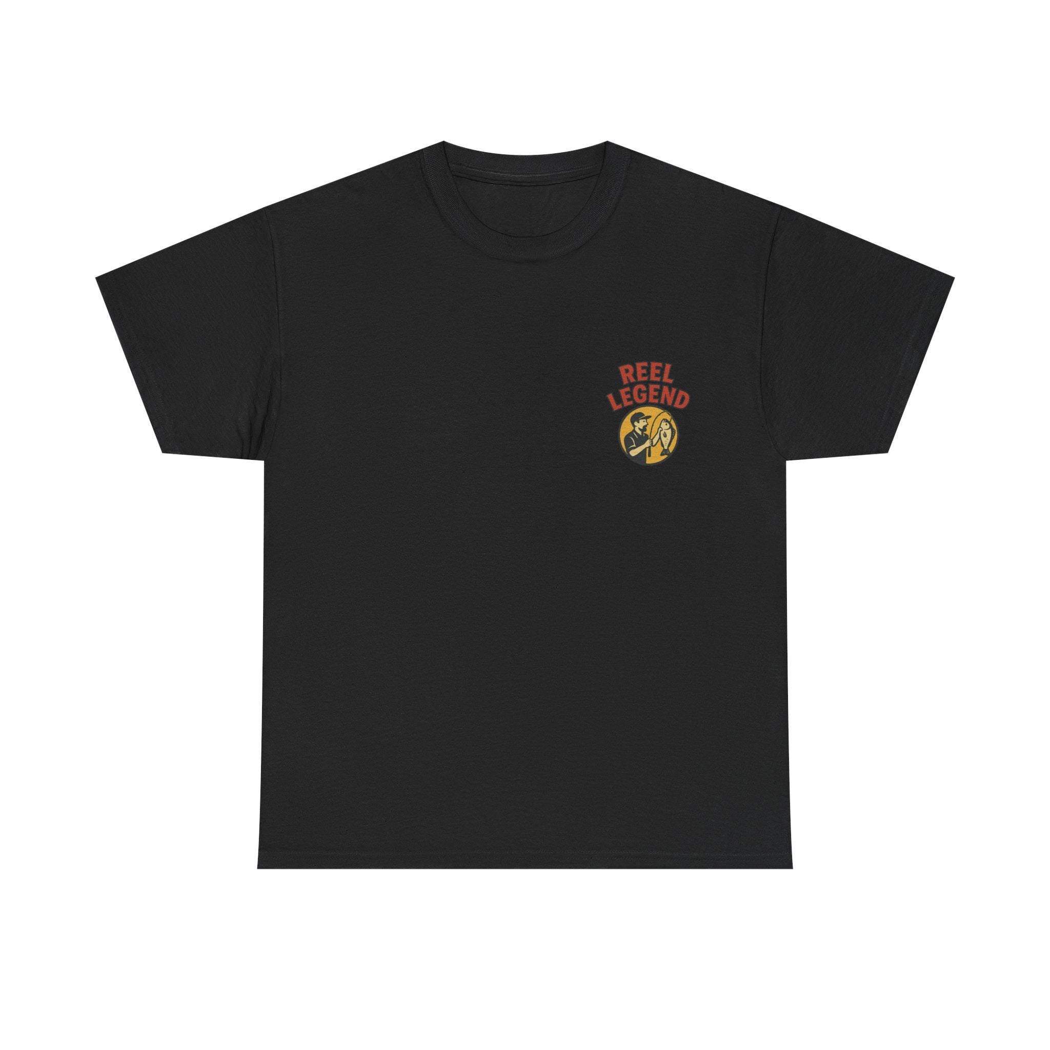 Funny Fishing Club T-Shirt: Master Baiter, Reel Legend - Distressed Cotton Tee