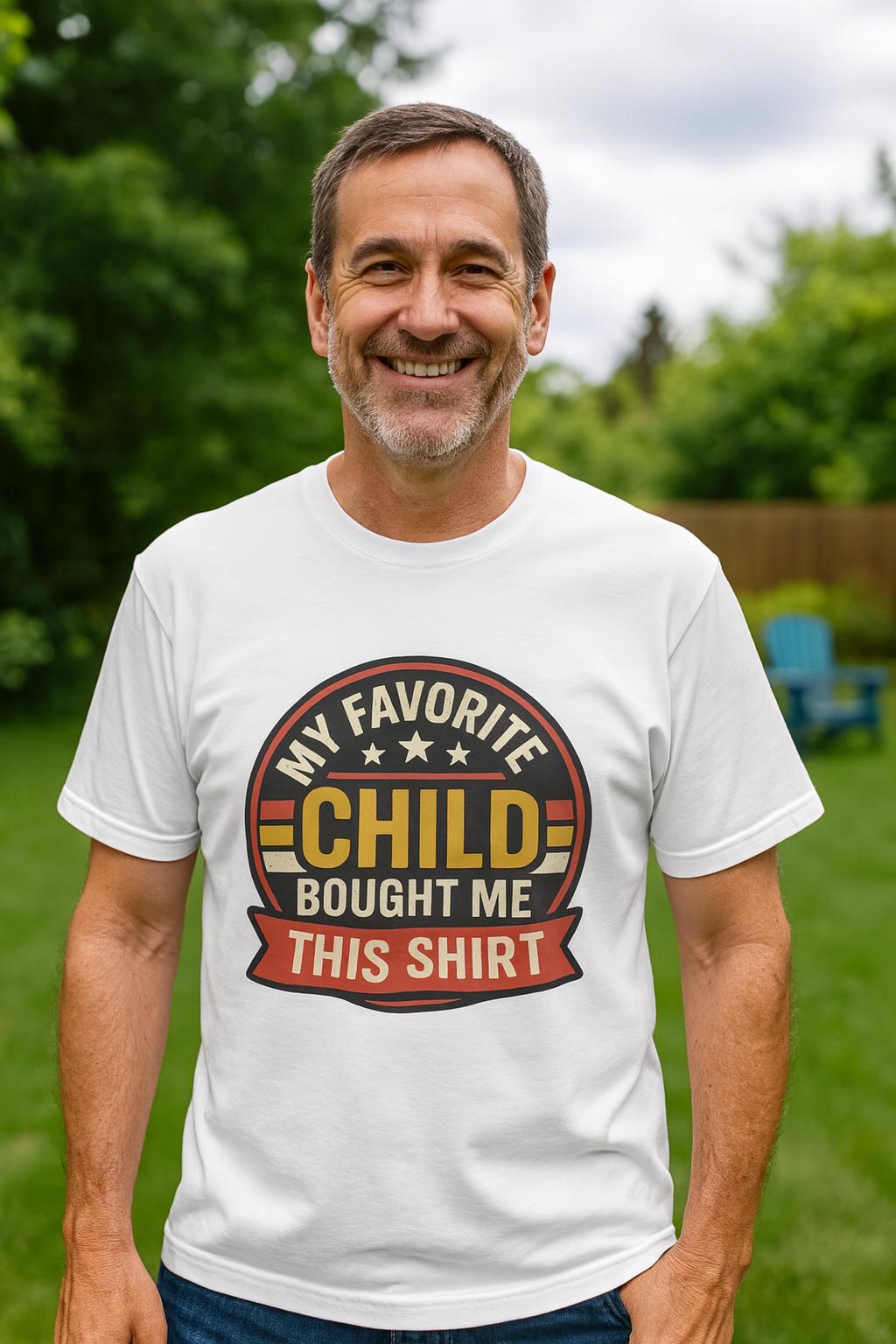Funny Father's Day T-Shirt: My Favorite Child Gift
